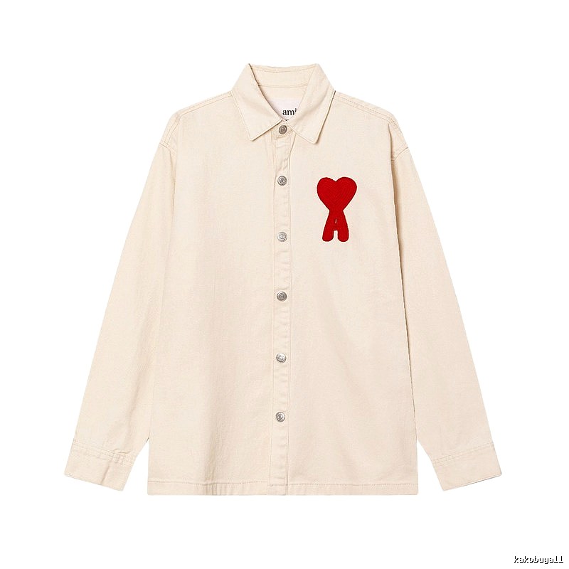 AMI Embroidered Love Wind Shirt