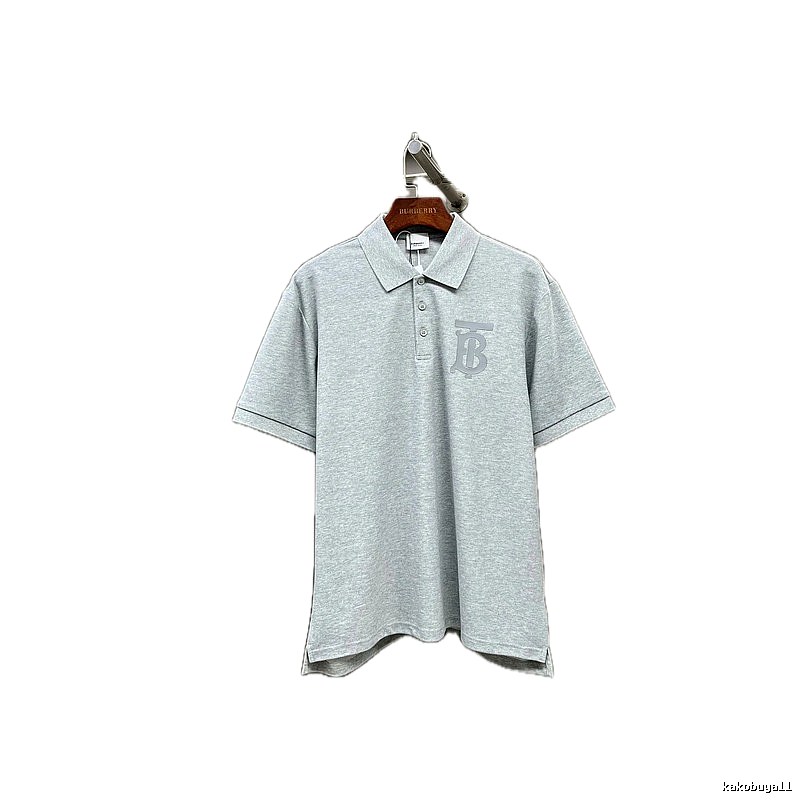 Burberry classic grey polo shirt