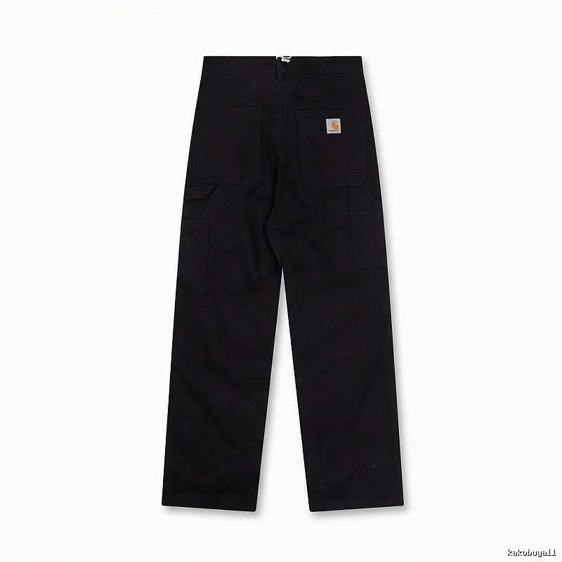Carhartt workwear style black long trousers