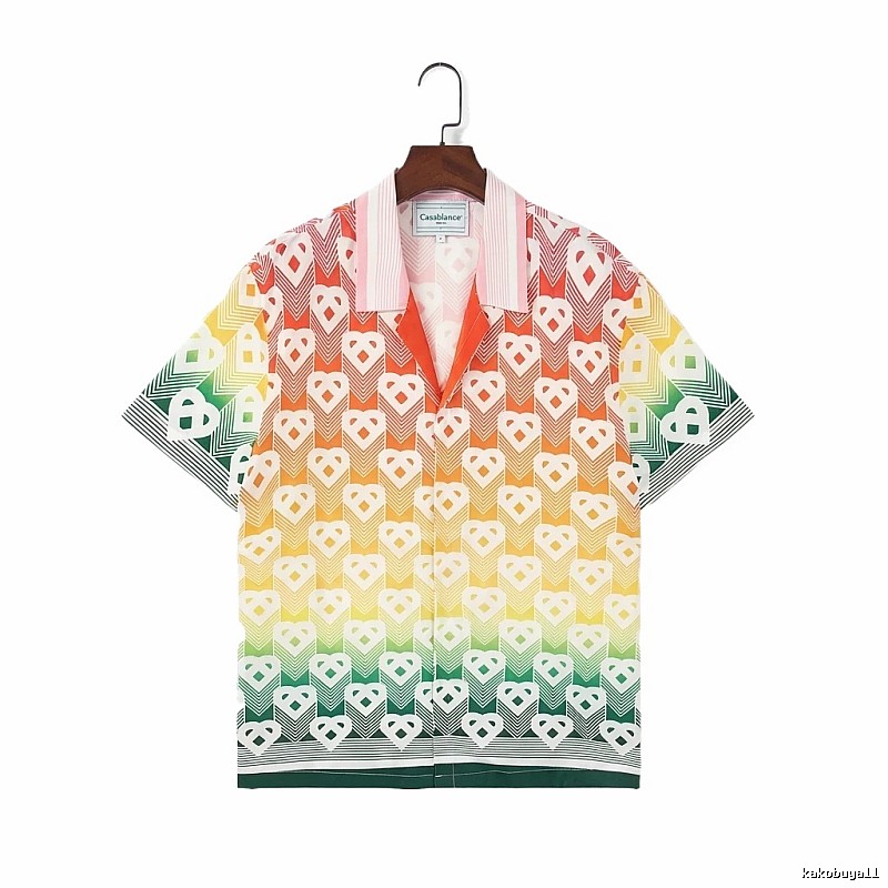 Casablanca Rainbow Gradient Style Shirt