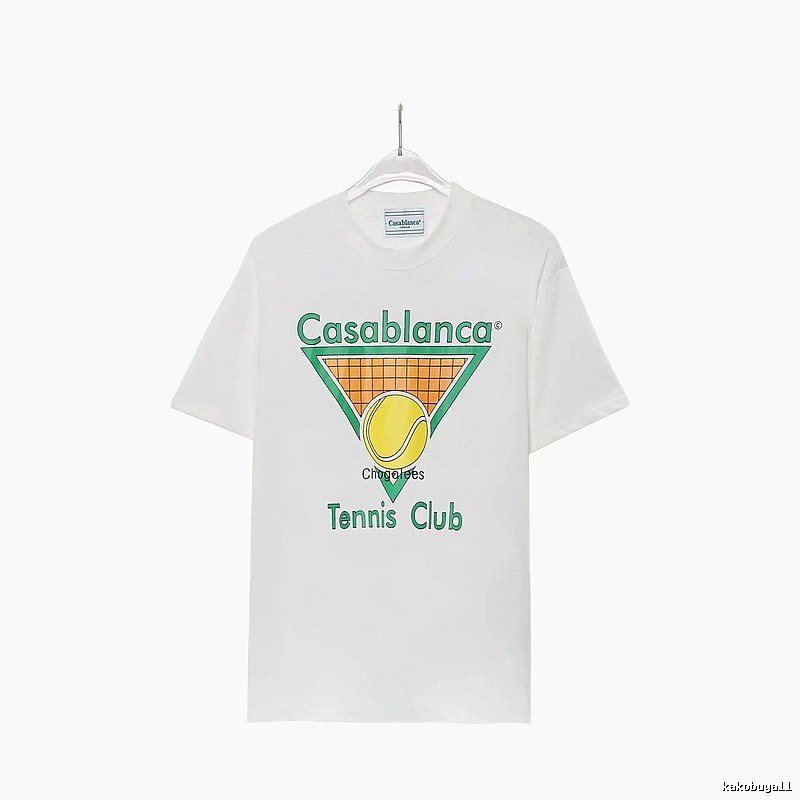 Casablanca Tennis Style White T-shirt