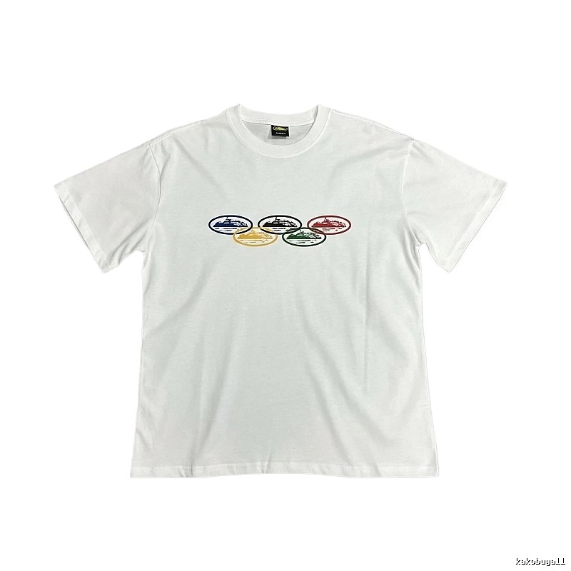 Corteiz Colorful Pattern Casual White T-shirt