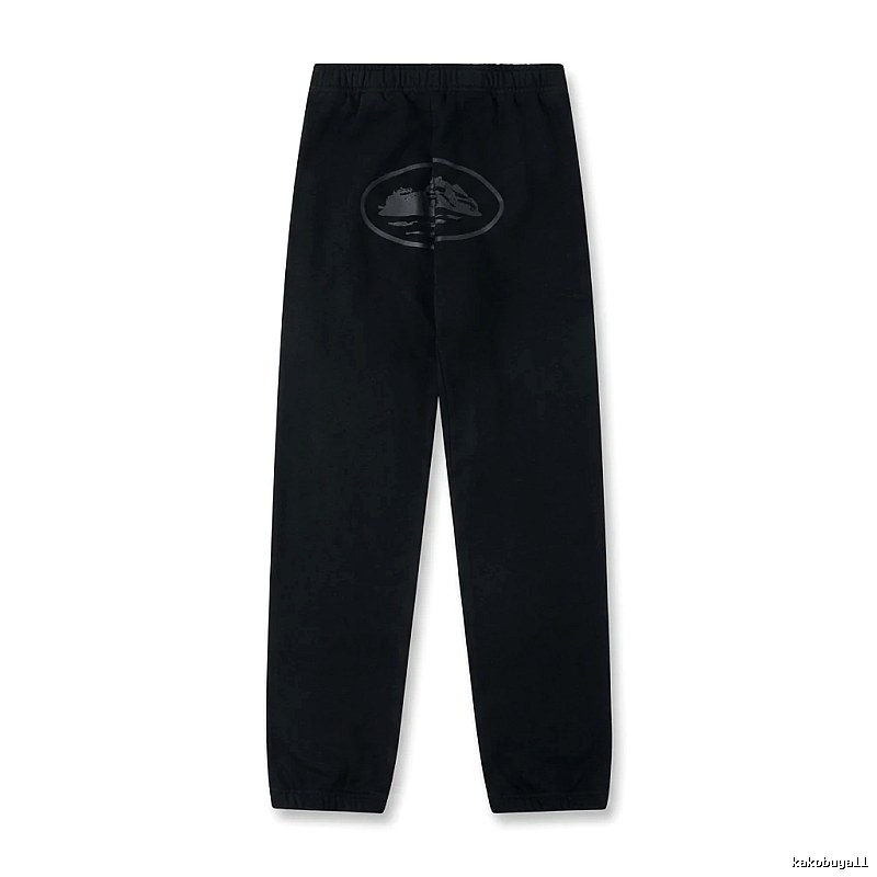 Corteiz Printed Casual Black Pants