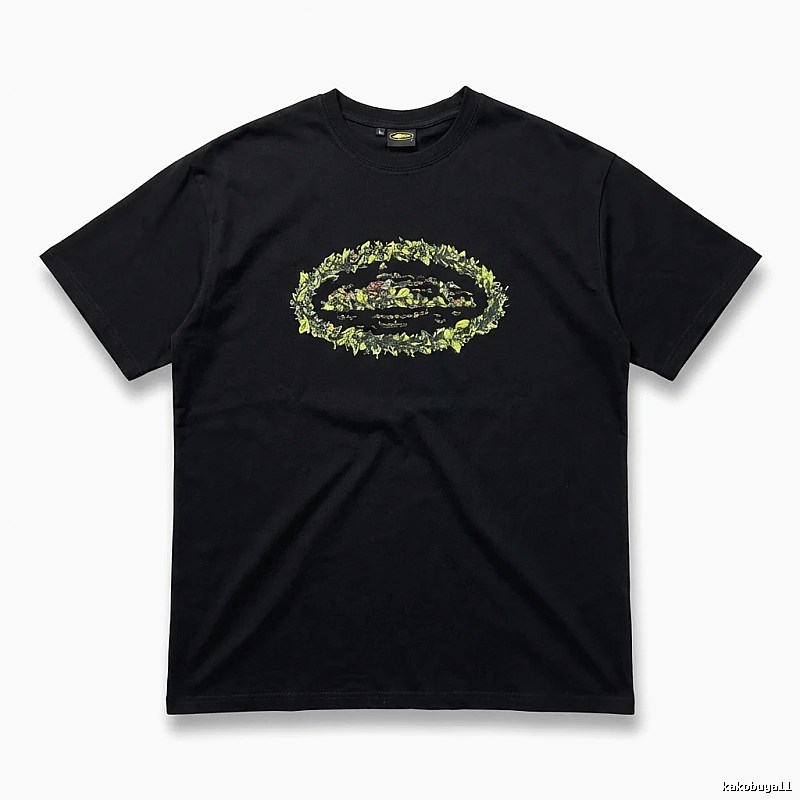 Corteiz Printed Trendy Black T-shirt