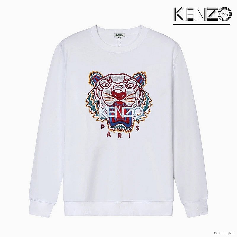 Kenzo Style Kc18 Tiger SweatShirt Clean Finish Graphic