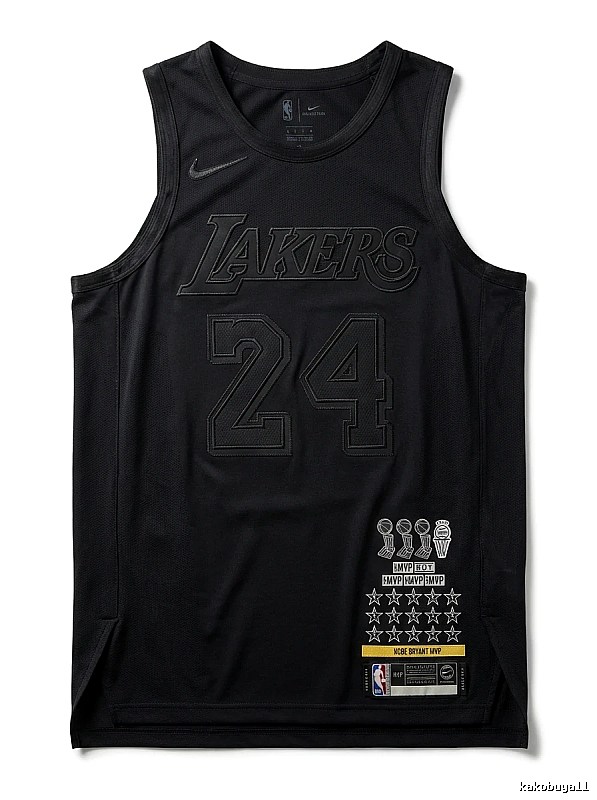 Los Angeles Lakers No. 24 black vest