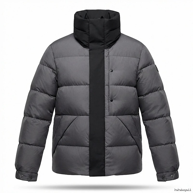 Moncler classic grey down jacket