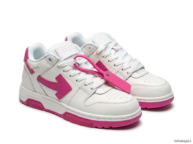 Off-White casual style white and pink shoes