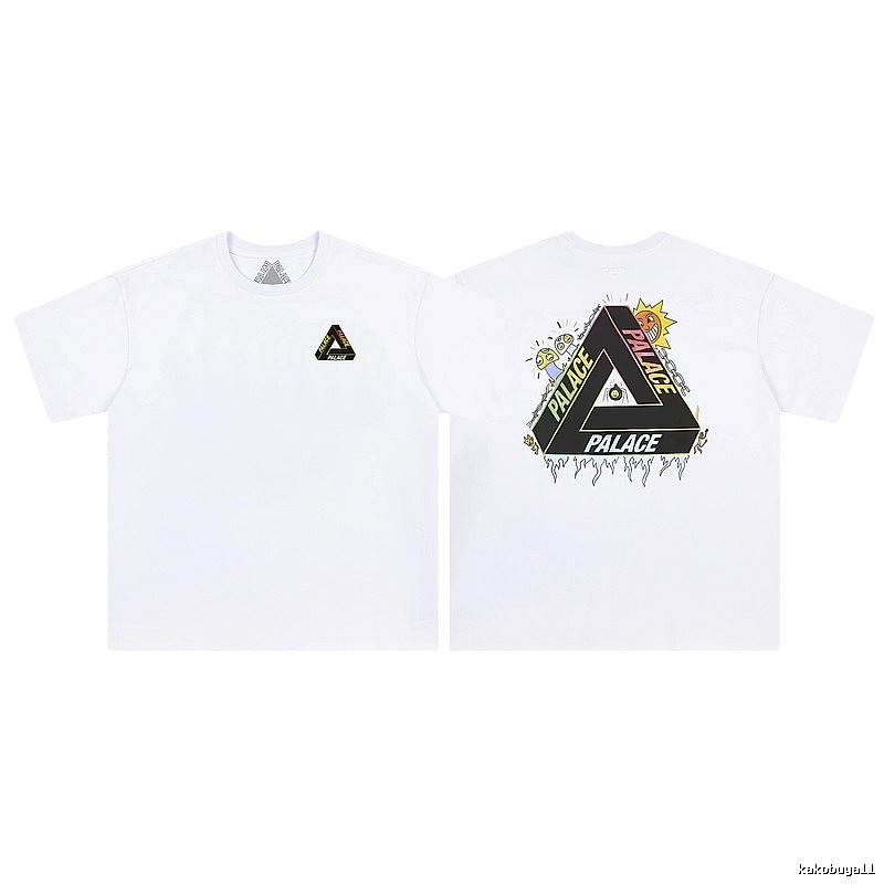 Palace Triangle Graffiti Street Style White T-Shirt