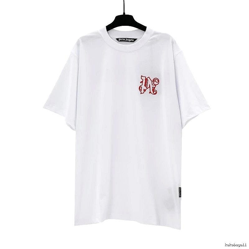 Palm Angels Lightweight Logo T-shirt White Palm Tree for Trend Styling