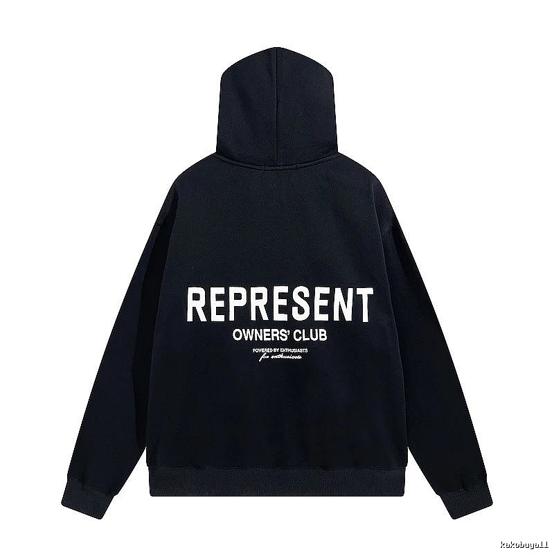 Represent Classic Owners Club hoodie Navy Large Represent for Daily Styling