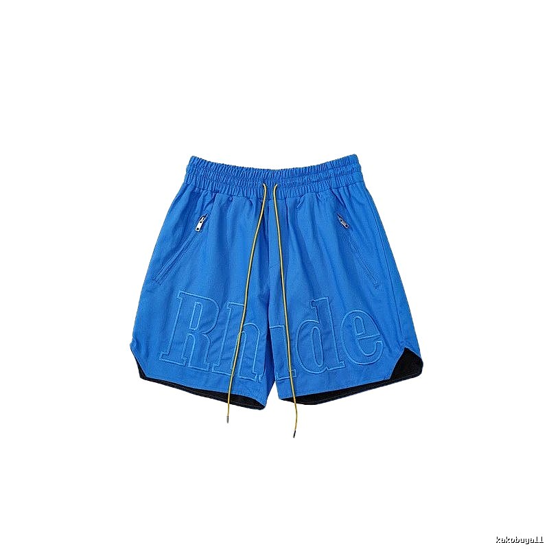 RHUDE sporty blue shorts