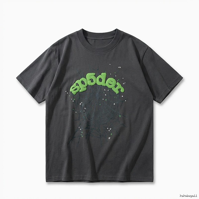 Sp5der Dark Style Black T-shirt
