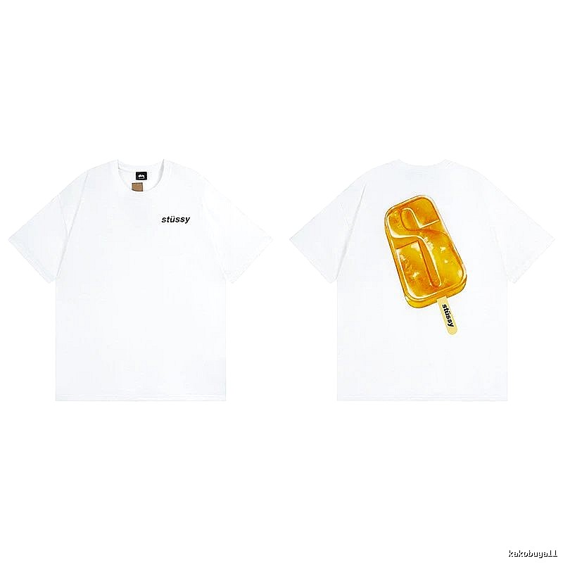 Stussy White Spider Graphic T-Shirt City Outfit Logo