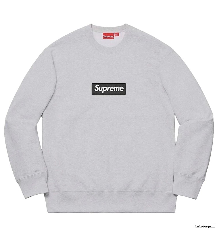 Supreme Classic Logo hoodie Gray Red Oversized with Travel-Friendly Style