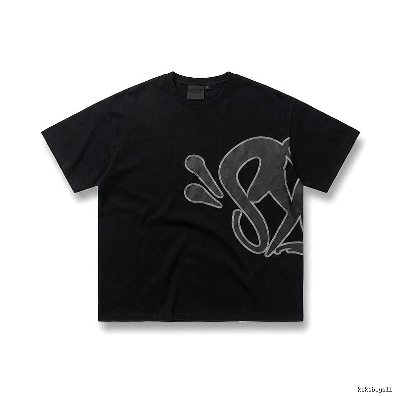 SynaWorld Trendy Black T-shirt