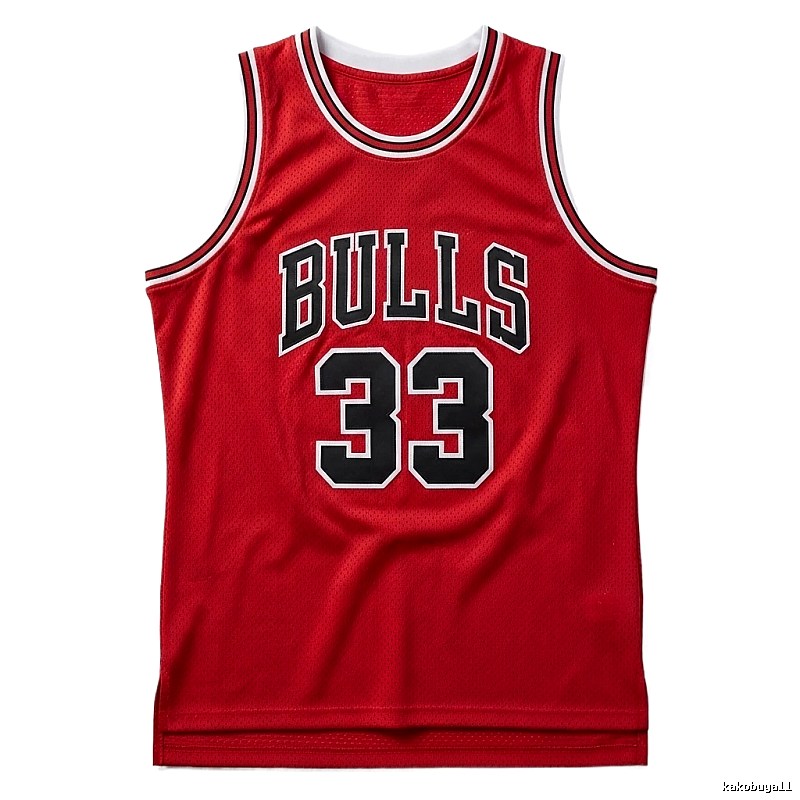 Vintage red jersey of the Michael Jordan.