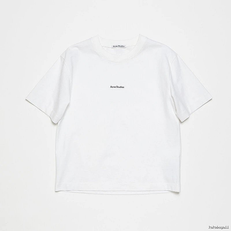 Acne Studios 2090-80 White Style Ac908042 Stockholm Logo T-Shirt Statement Graphic