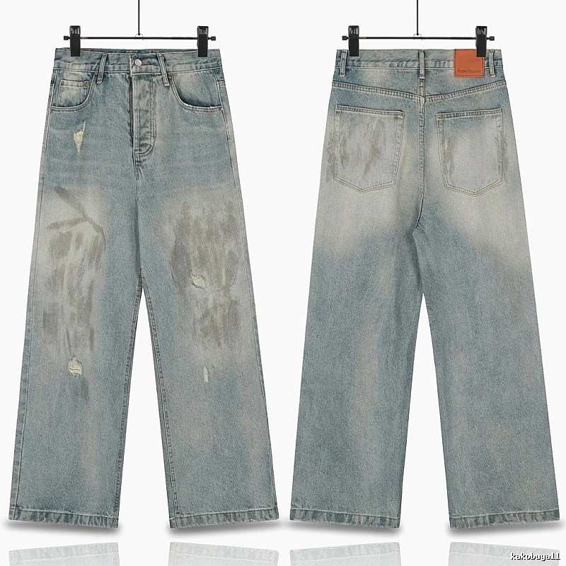 Acne Studios Ripped Retro - Style Jeans