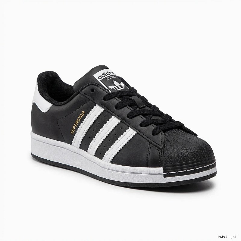 Adidas Superstar black and white classic sneakers