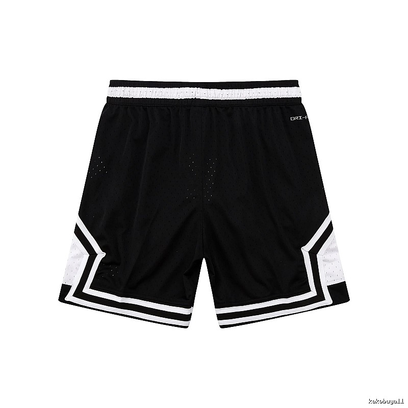 AJ Sporty Black and White Shorts
