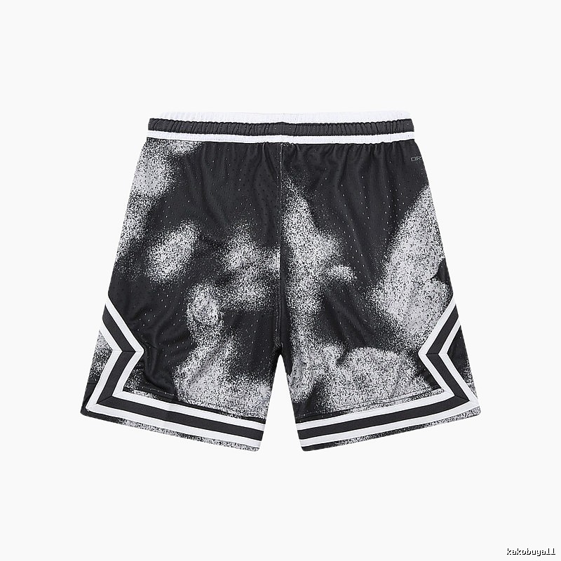 AJ Spray Painting Style Black Shorts
