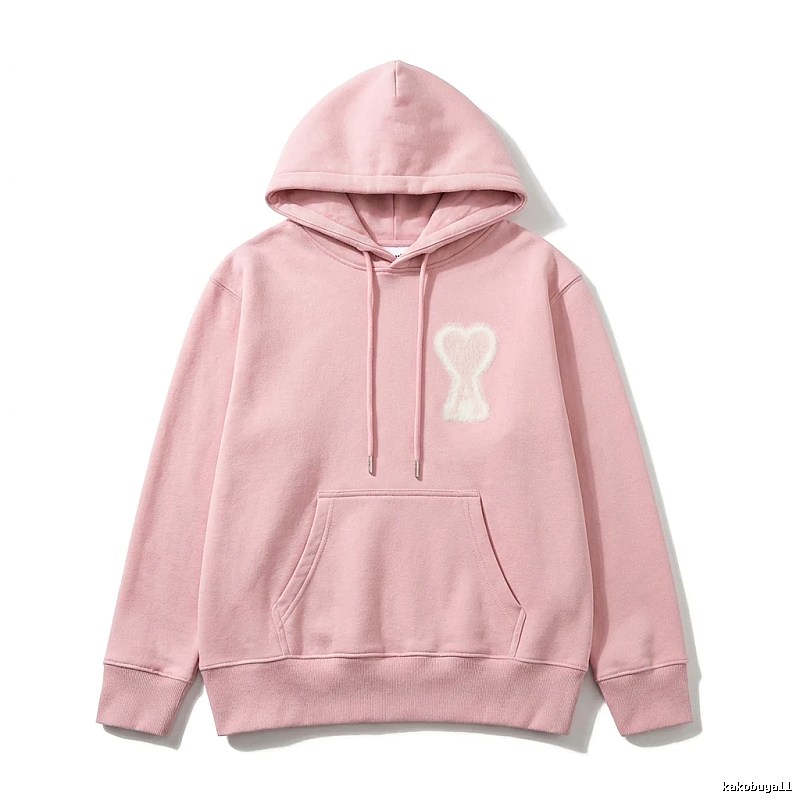 AMI Love Pink Hoodie