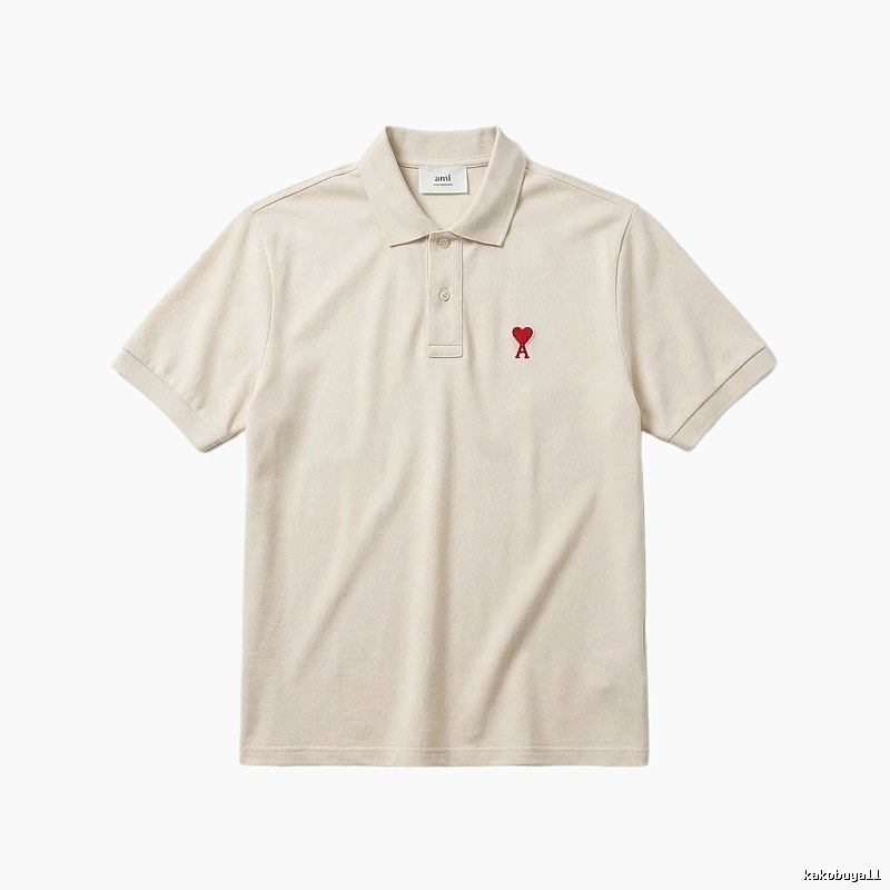 Ami Love Simple Style Polo Shirt