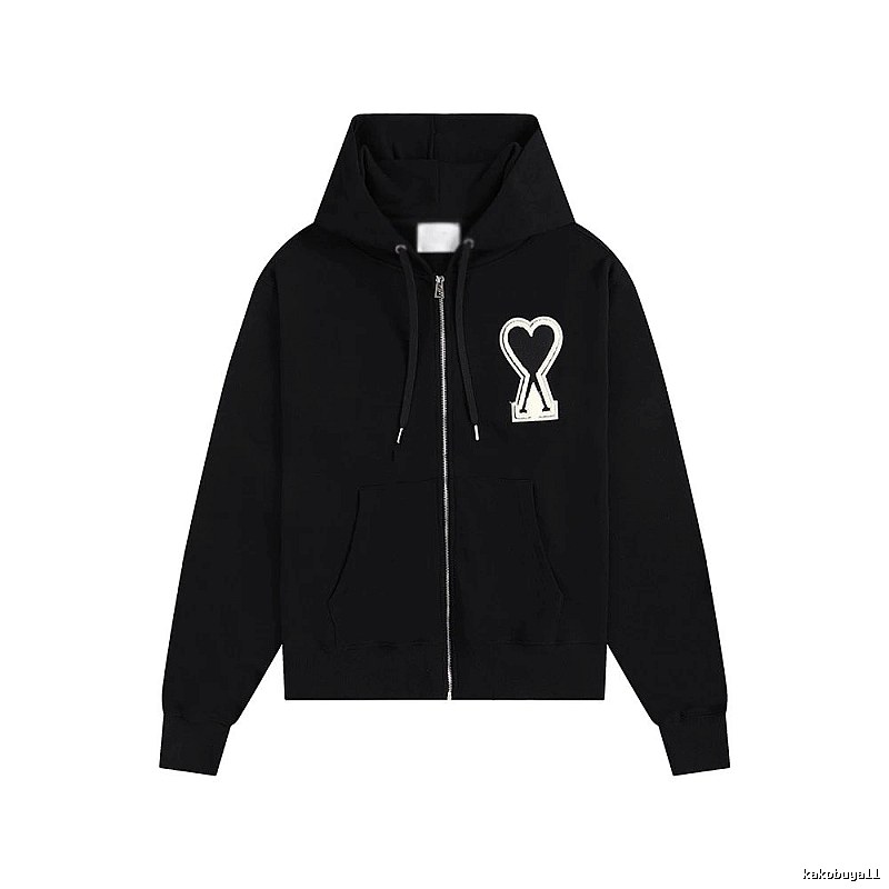AMI Love Trendy and Cool Black Sweatshirt