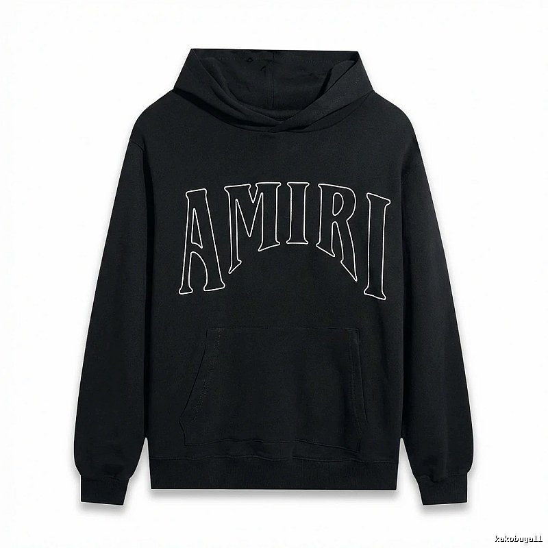 AMIRI Alphabet Style Black Sweatshirt