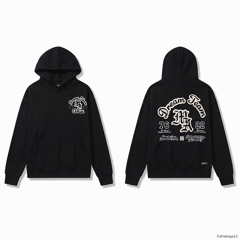 AMIRI Black Retro Hoodie