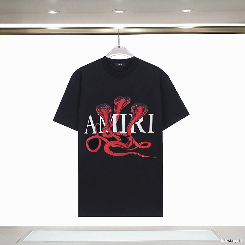 Amiri Daily Graphic T-shirt White Blue Amiri for City Outfits