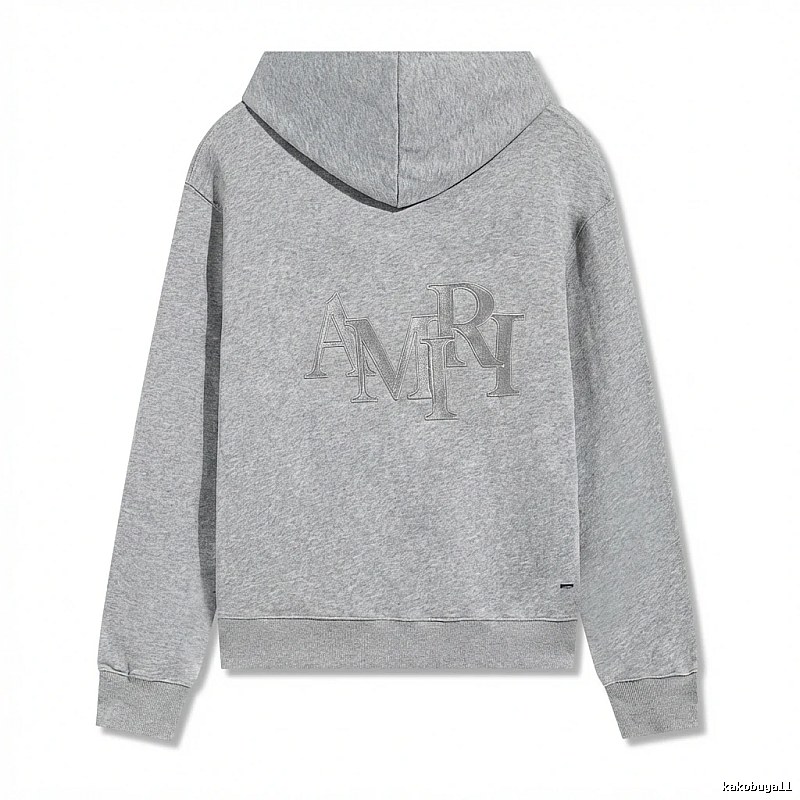 AMIRI grey minimalist style sweatshirt