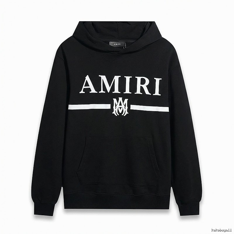 AMIRI Letter Print Black Sweatshirt