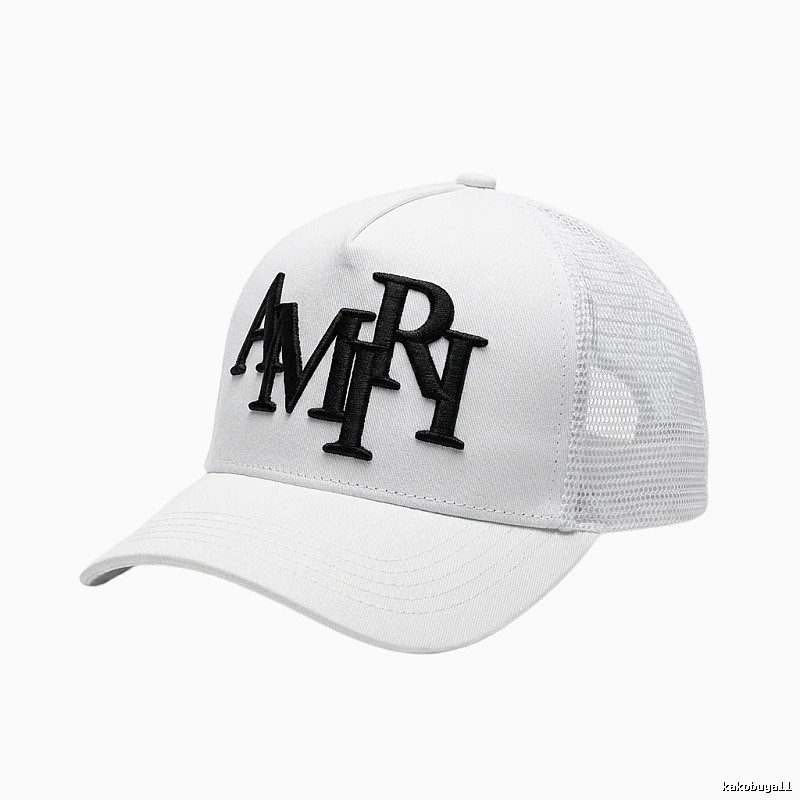 AMIRI Letter Style White Cap