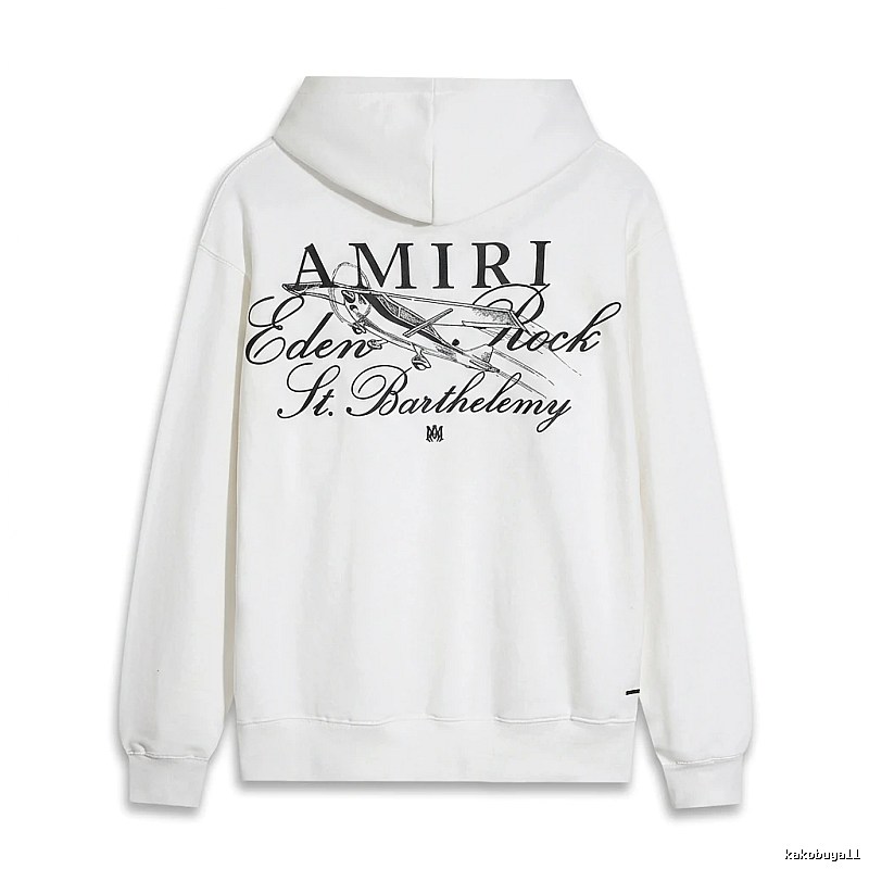 AMIRI Printed Casual White Sweatshirt
