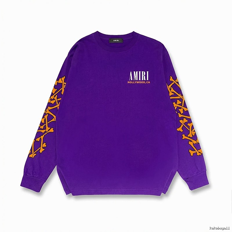 AMIRI purple sweatshirt with skull print