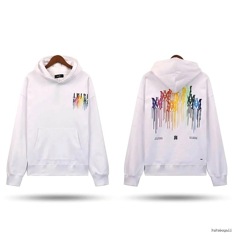 AMIRI Splatter White Hoodie