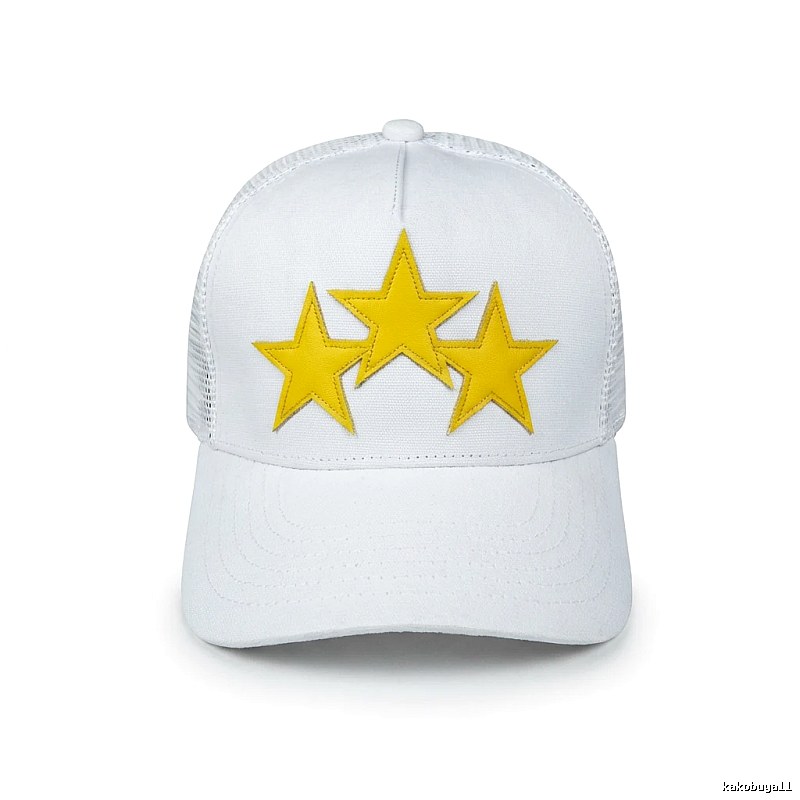 AMIRI Starry Trendy Cool Style White Hat