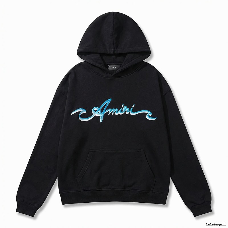 AMIRI Trendy Style Black Hoodie