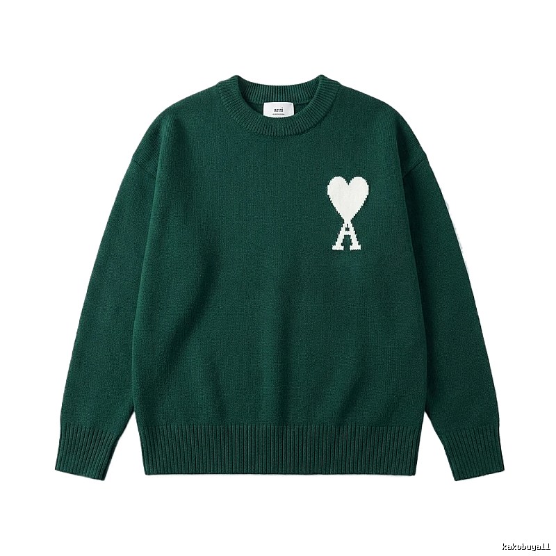 AMIRI vintage-style love green sweater