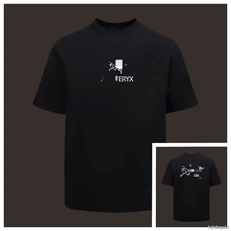 Arc'teryx Printed Street Style Black Short-sleeve T-shirt