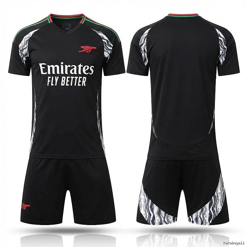 Arsenal retro-style black jersey