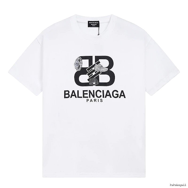 Balenciaga BB Series Simple White T-shirt