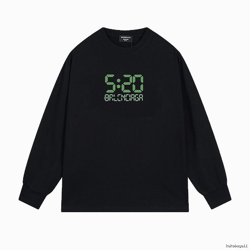 Balenciaga digital style black sweatshirt