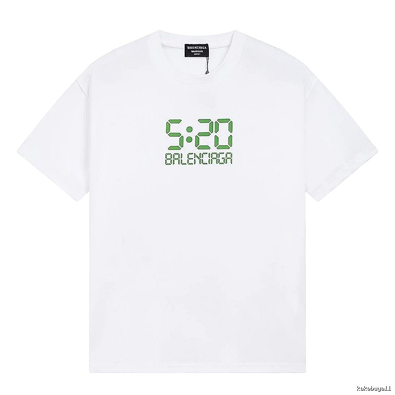Balenciaga digital-style white T-shirt