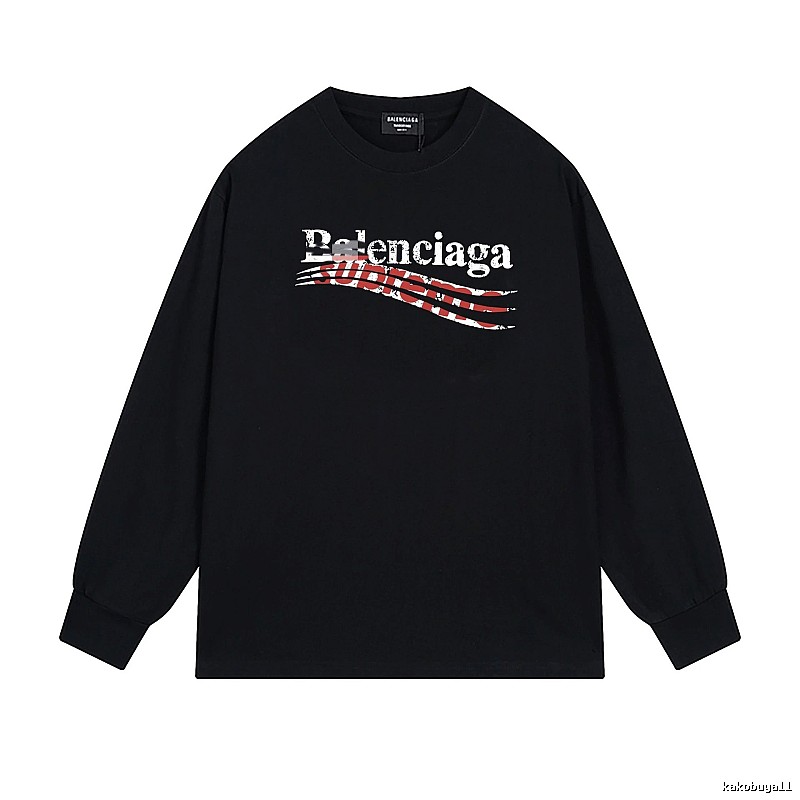 Balenciaga graffiti-style black T-shirt