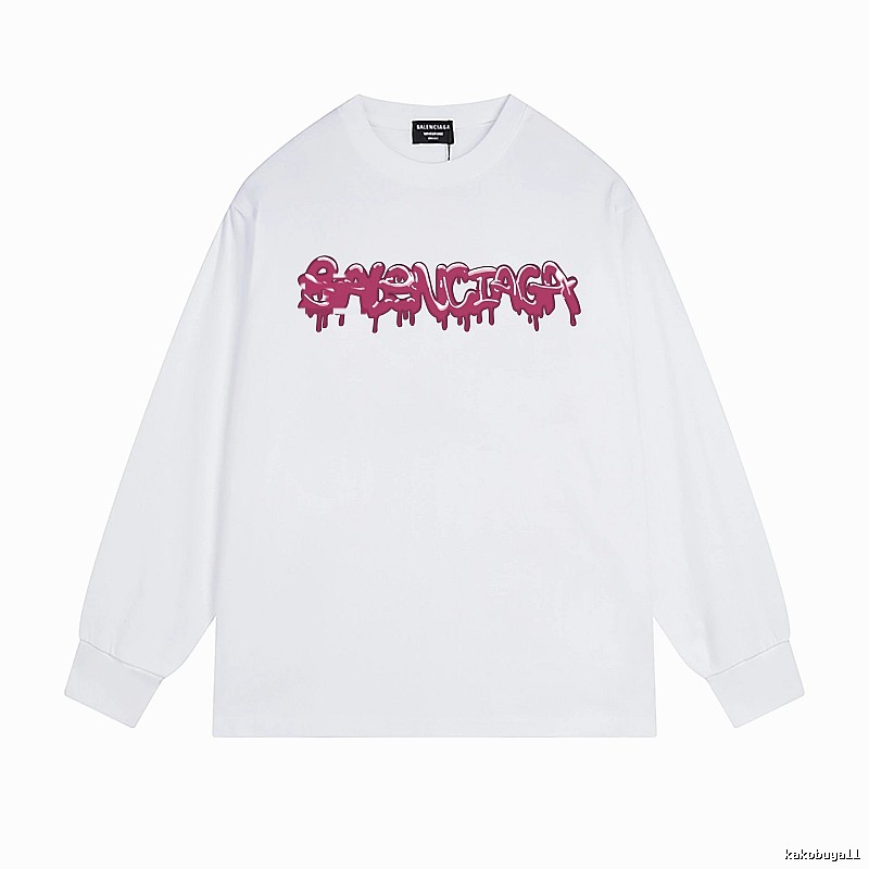 Balenciaga graffiti-style white T-shirt