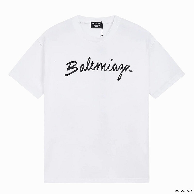 Balenciaga letter simple white T-shirt