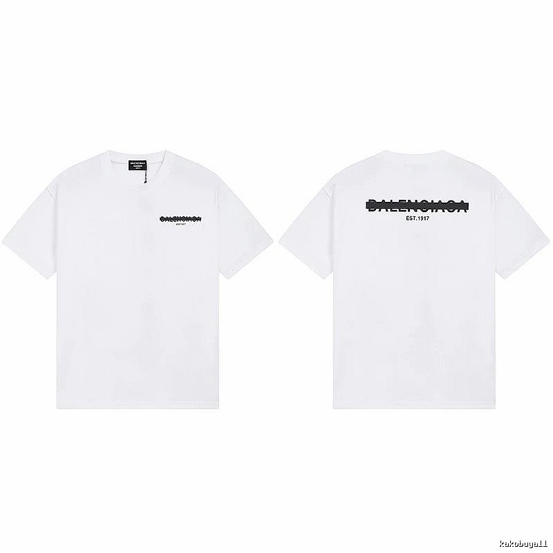 Balenciaga minimalist style white T-shirt